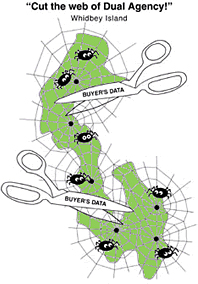 web of dual agency cartoon